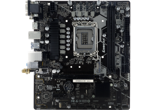 Μητρική Κάρτα Biostar B760MX2-E D4 Micro ATX με Intel 1700 Socket