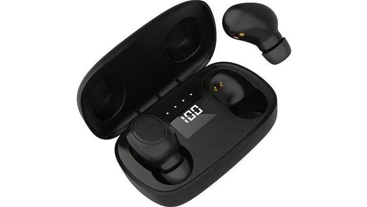 Ακουστικά Bluetooth Lamtech TWS V5.0 - Μαύρο