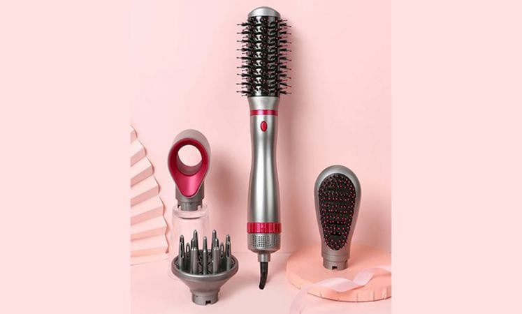 Ηλεκτρική Βούρτσα Oem 4 In 1 Ασημί/Φούξια