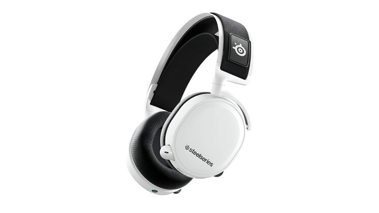 Steelseries Arctis 7+ Gaming Ασύρματα Ακουστικά USB 7.1 Surround sound Λευκά