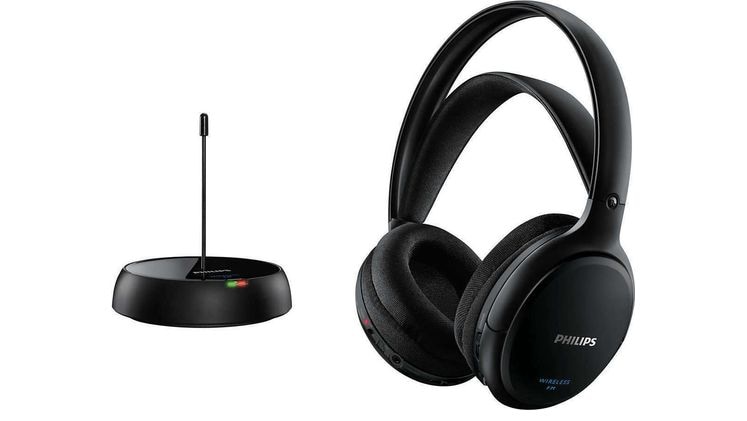 Ασύρματα Ακουστικά Κεφαλής Philips SHC5200 - Μαύρα