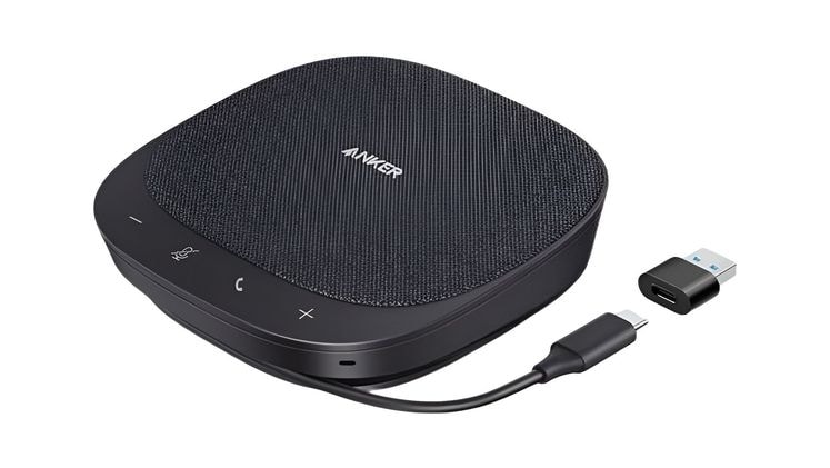 Φορητό Speakerphone Anker Powerconf S330 με Μικρόφωνο - Μαύρο