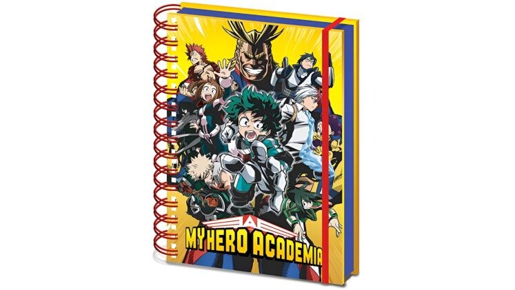 Σημειωματάριο Pyramid Α5 Ριγέ Σπιράλ My Hero Academia Με Λάστιχο