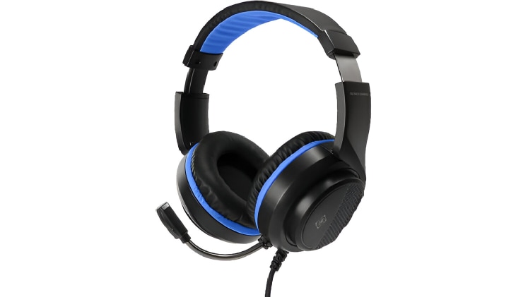 Ακουστικά Κεφαλής Deltaco Gaming Stereo for Ps5 - Μαύρα