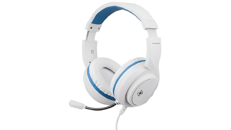Ακουστικά Κεφαλής Deltaco Gaming Stereo for Ps5 - Λευκά