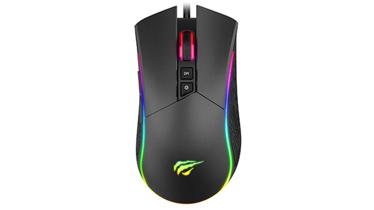 Gaming Ενσύρματο Ποντίκι Havit MS1001 RGB 4800 DPI - Μαύρο