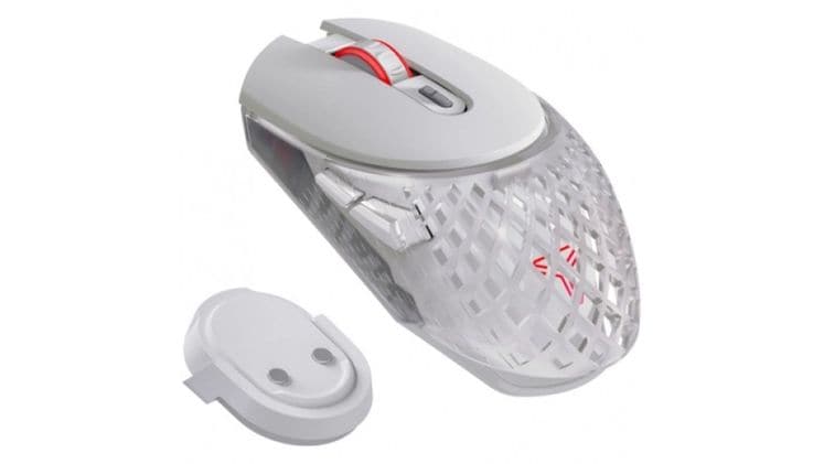 Gaming Ασύρματο Ποντίκι Yenkee Yms 3002 Aura 15000 DPI - Λευκό