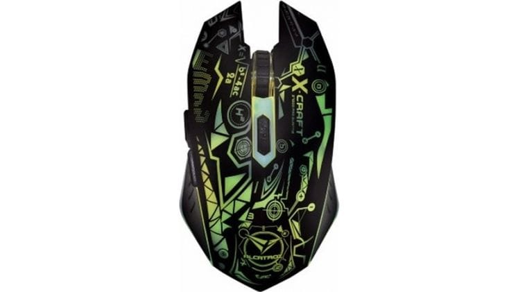 Gaming Ενσύρματο Ποντίκι Alcatroz X-Craft Quantum Z7000 RGB 3200 DPI - Μαύρο