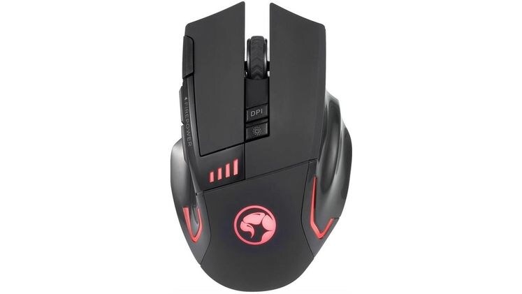 Gaming Ασύρματο Ποντίκι Marvo M720w 4800 DPI - Γκρι