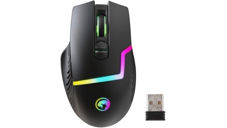 Gaming Ασύρματο Ποντίκι Marvo M791w RGB 10000 DPI - Μαύρο