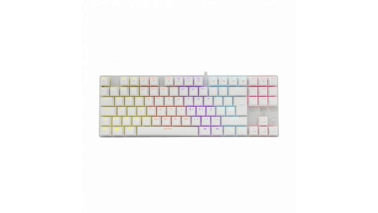 White Shark GK-2106 Gaming Μηχανικό Πληκτρολόγιο Tenkeyless RGB (US)