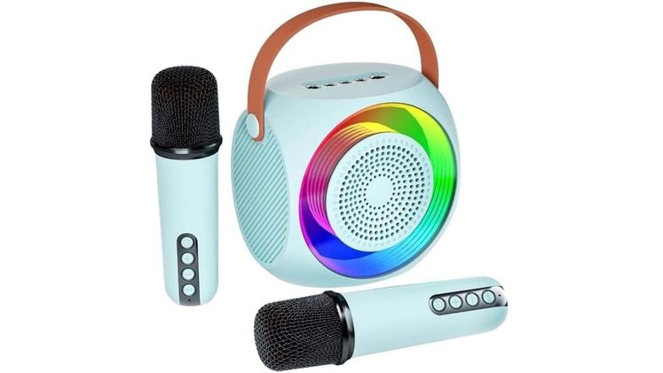 Party Speaker ATC 10 με 2 Ασύρματα Μικρόφωνα - Μπλε