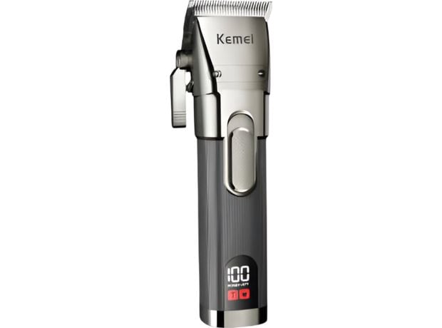 Κουρευτική Μηχανή Kemei KM-1896 - Ασημί/Γκρι