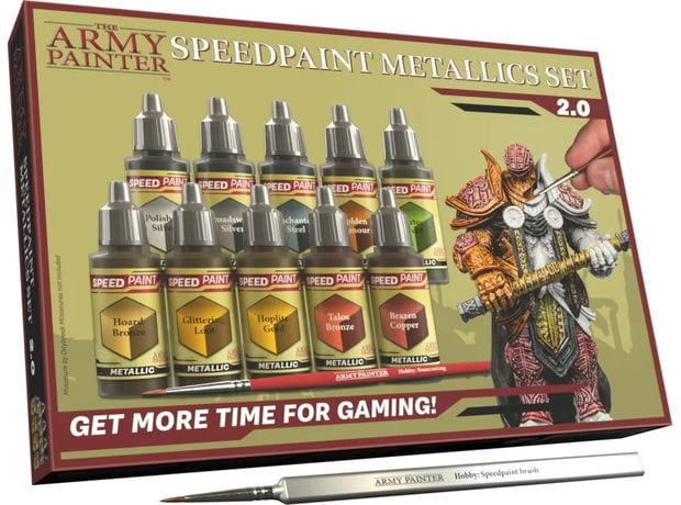 The Army Painter - Speedpaint Metallics Set 2.0 (10 Χρώματα Μοντελισμού (18ml)
