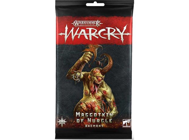 Warcry: Maggotkin Of Nurgles Daemons Cards Warhammer: Age of Sigmar GAMES WORKSHOP