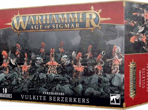 Fyreslayers Vulkite Berzerkers Warhammer: Age of Sigmar GAMES WORKSHOP