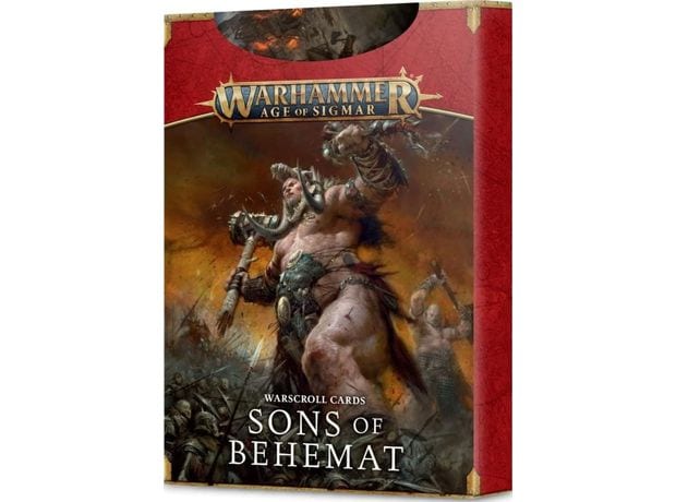 Warscroll Cards: Sons Of Behemat Warhammer: Age of Sigmar GAMES WORKSHOP