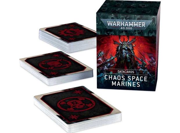 Datacards: Chaos Space Marine (2022) Warhammer 40k GAMES WORKSHOP