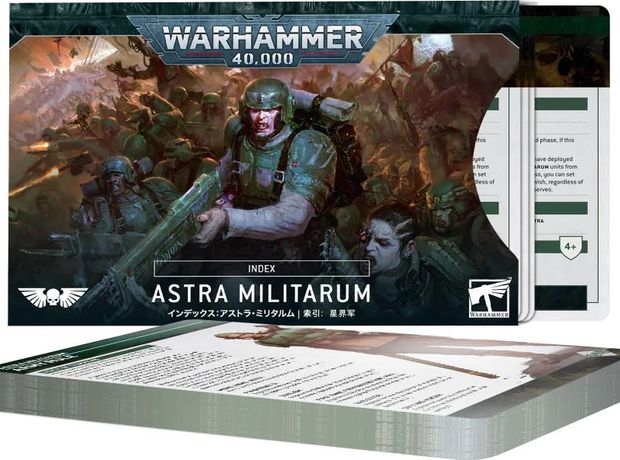 Index Cards: Astra Militarum Warhammer 40k GAMES WORKSHOP