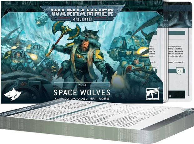 Index Cards: Space Wolves Warhammer 40k GAMES WORKSHOP