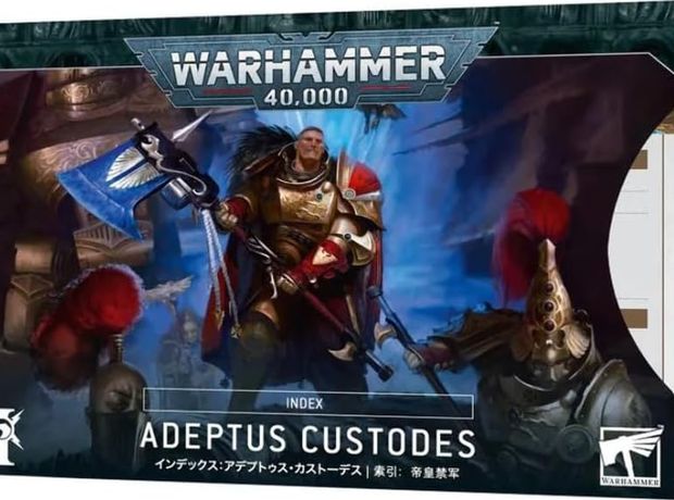 Index Cards: Adeptus Custodes Warhammer 40k GAMES WORKSHOP