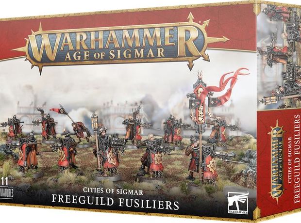 Cities Of Sigmar: Freeguild Fusilliers Warhammer: Age of Sigmar GAMES WORKSHOP