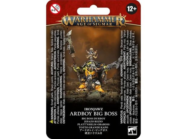 Orruk Warclans: Ardboy Big Boss Warhammer 40k GAMES WORKSHOP