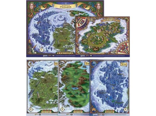 Dd5 Beyond The Witchlight Map Set Dungeons & Dragons WIZARDS OF THE COAST
