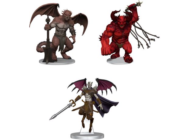 Dd5 Icons: Archdevils- Hutijin, Moloch, Titvilus Dungeons & Dragons WIZKIDS