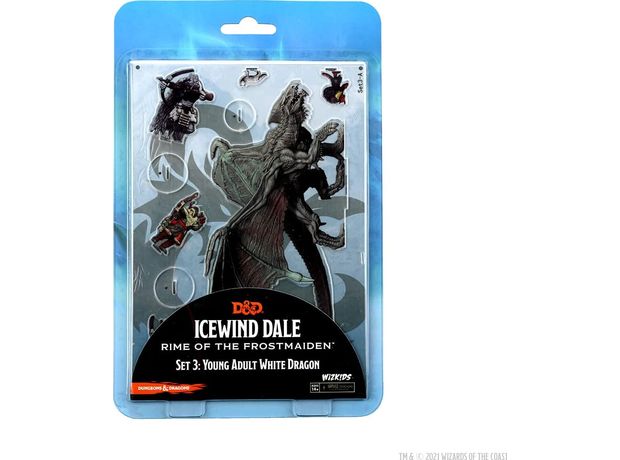 Dd5 Idols: Iwd 2d Young Adult White Dragon Dungeons & Dragons WIZKIDS