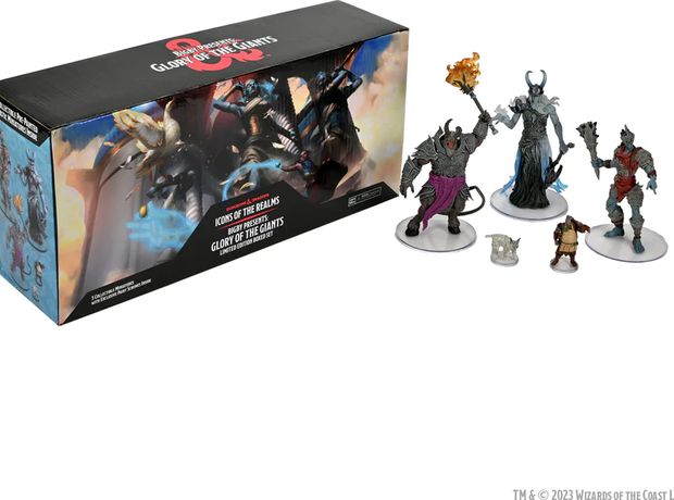 Dd5 Icons: Glory Of The Giants Limited Ed Boxed Set Dungeons & Dragons WIZKIDS