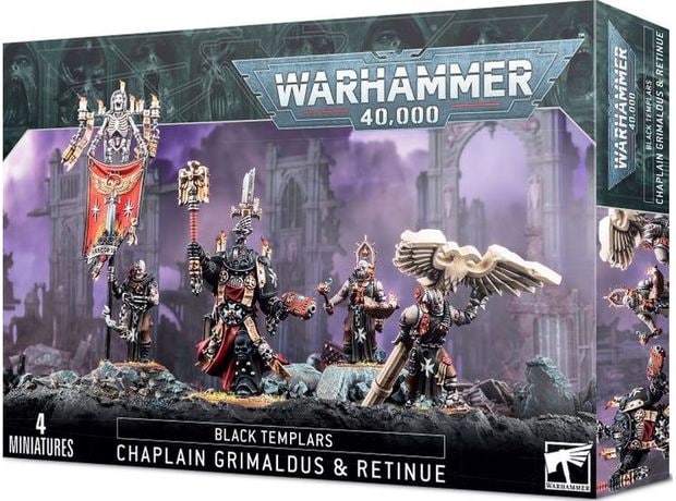 Black Templars Grimaldus And Retinue Warhammer 40k GAMES WORKSHOP