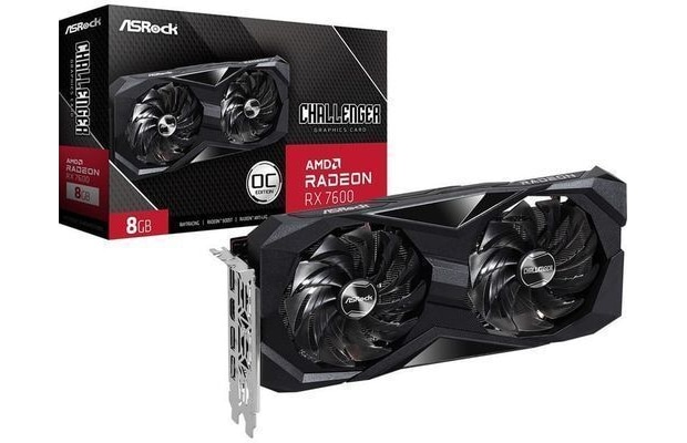 Κάρτα Γραφικών ASRock Challenger AMD Radeon RX 7600 8GB GDDR6 90-GA41ZZ-00UANF