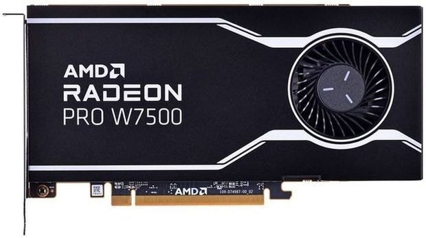 Κάρτα Γραφικών AMD Radeon Pro W7500 8GB GDDR6 4x DP 2.1 70W PCI Gen4 x8