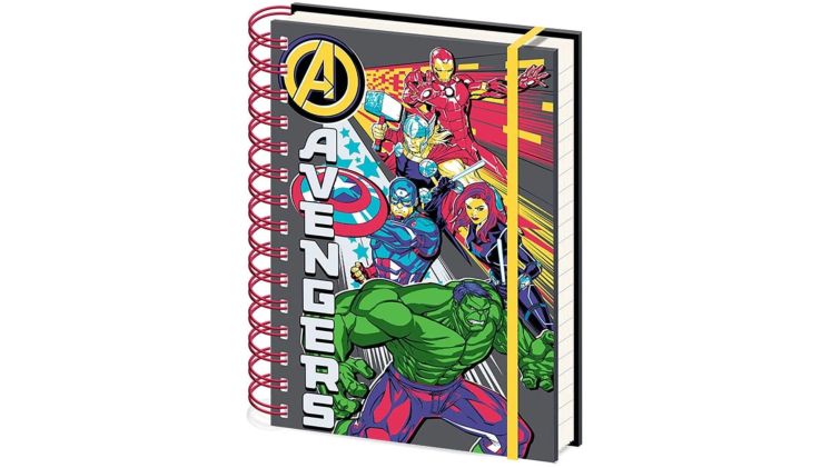 Σημειωματάριο Pyramid Α5 Ριγέ Σπιράλ Marvel - Avengers Burst