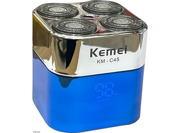 Ξυριστική Μηχανή Kemei - KM-C45 - Μπλε/Χρυσό
