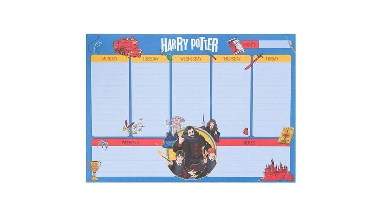 Εβδομαδιαίο Πλάνο Μπλοκ A4 Harry Potter 01 21x29cm