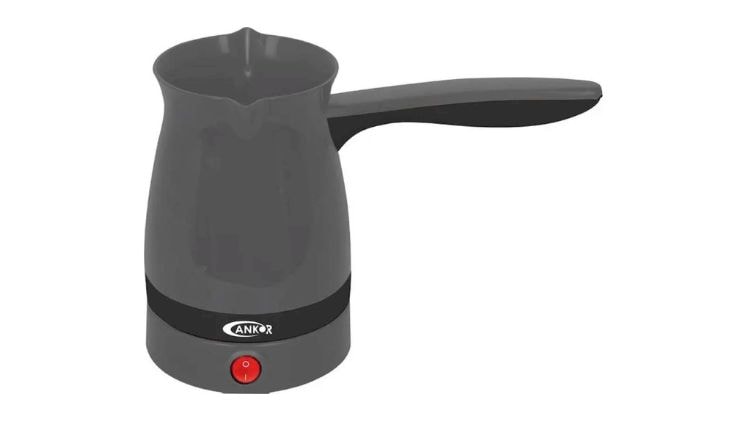 ANKOR K-821136 1000 W 0.4 L Γκρι/Μαύρο Ηλεκτρικό Μπρίκι