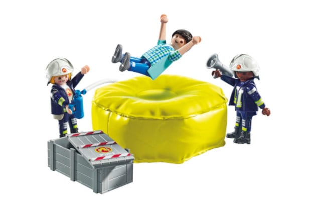 PLAYMOBIL® Action Heroes Πυροσβέστες με στρώμα διάσωσης (71465)