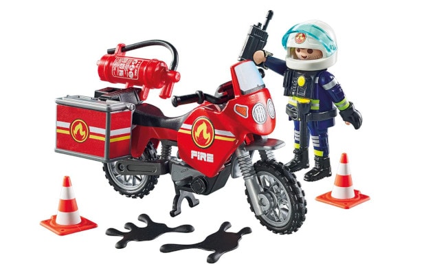 PLAYMOBIL® Action Heroes Πυροσβέστης Με Μοτοσικλέτα (71466)