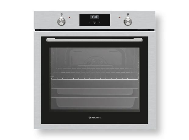 PYRAMIS PO78042009PIX Εντοιχιζόμενος Φούρνος Άνω Πάγκου 78 Lt - Inox