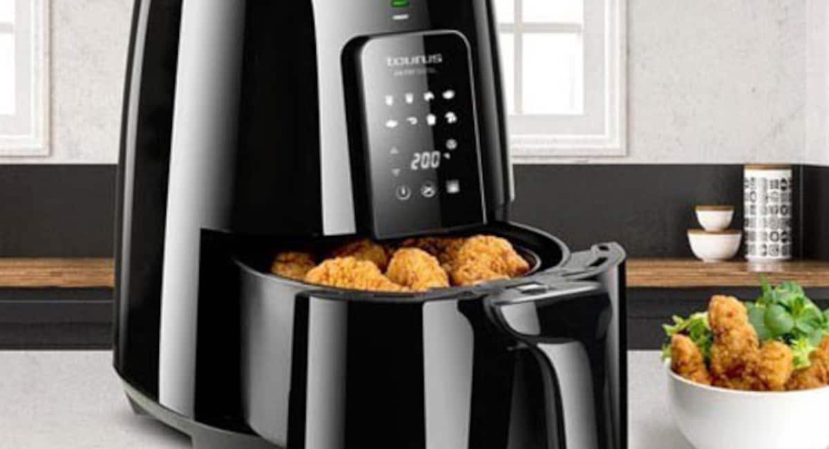 Φριτέζα Αέρος TAURUS AF1300D DIGITAL με Αποσπώμενο Κάδο 1300 W 3.5 L Μαύρο
Φριτέζα Αέρος TAURUS AF1300D DIGITAL με Αποσπώμενο Κάδο 1300 W 3.5 L Μαύρο