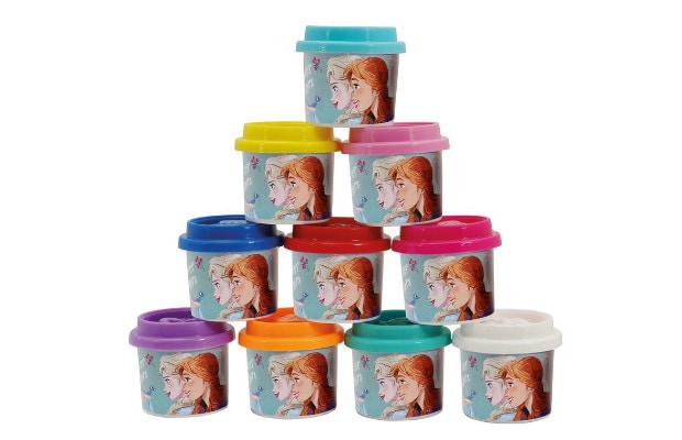 AS Company Πλαστελίνη Disney Frozen Σακουλάκι Με 10 Βαζάκια Και Καπάκια Καλουπάκια