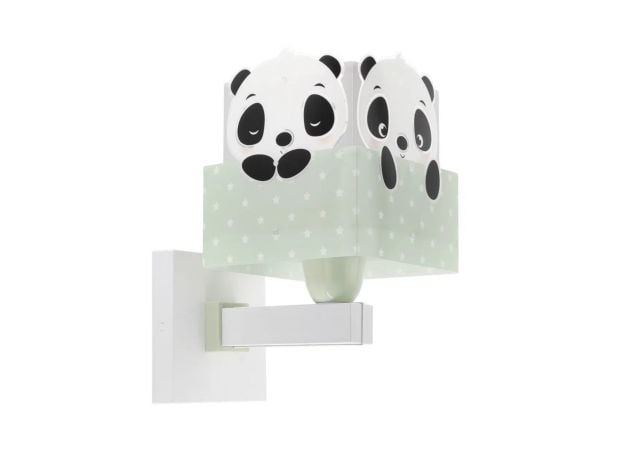 Παιδικό Φωτιστικό Τοίχου Ango Panda 63169H - Πράσινο