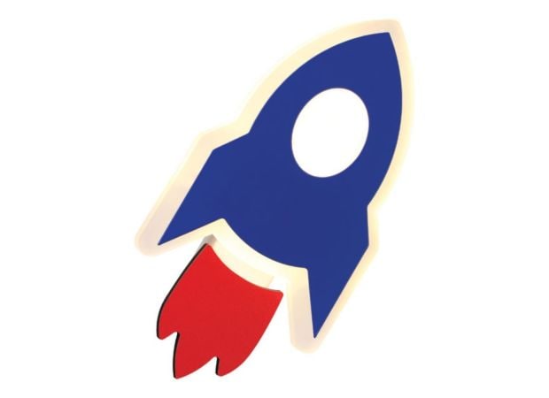 Παιδικό Φωτιστικό Τοίχου Led Aca Nasa ZM21005WBL - Μπλε