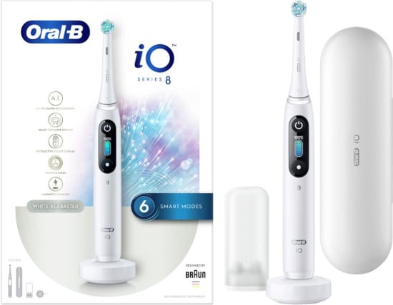 Ηλεκτρική Οδοντόβουρτσα Oral-B iO Series 8 Λευκό