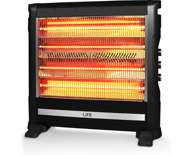 Θερμάστρα Χαλαζία LIFE VESTA 221-0255 με Ανεμιστήρα 2800W