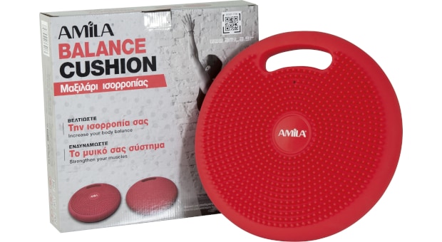 Δίσκος Ισορροπίας Amila Air Cushion 95882 33 cm - Κόκκινο