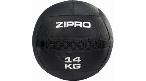 Μπάλα Wall Zipro Κατάλληλη για Ενδυνάμωση 14 kg 35 cm από PVC - Μαύρο