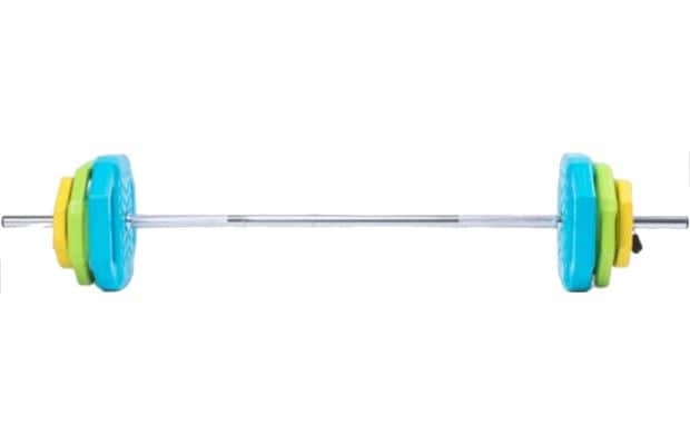 Body Pump Μπάρα LivePro B-8035-20 28mmx140cm 20kg με 6 Δίσκους Βαρών και Κολάρα